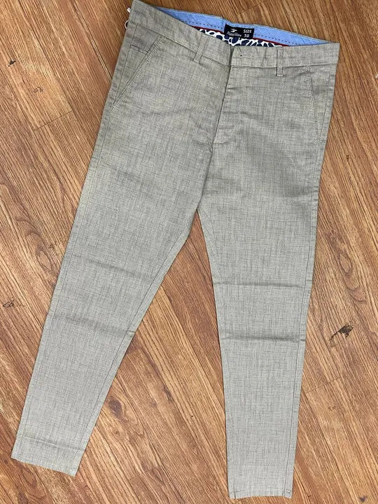 *💯% MEN’S BRANDED PREMIUM QUALITY COTTON CHINOS*

Brand: *ALIEN GLOW ®️ [O.G]* 
Fabric: 💯% Arvindh uploaded by CR Clothing Co.  on 2/15/2023