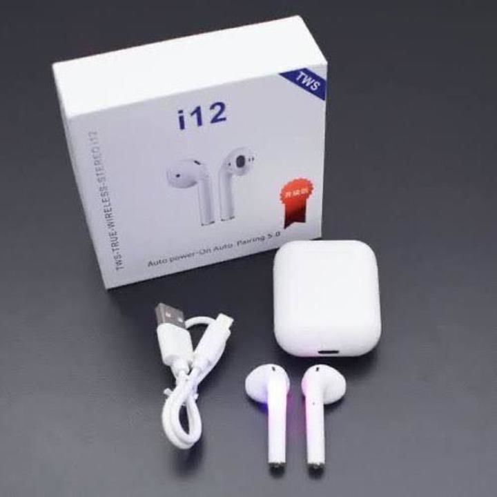 TWS I12 bluetooth Earpods with Mic uploaded by ACE ACCESSORIES  on 2/20/2021