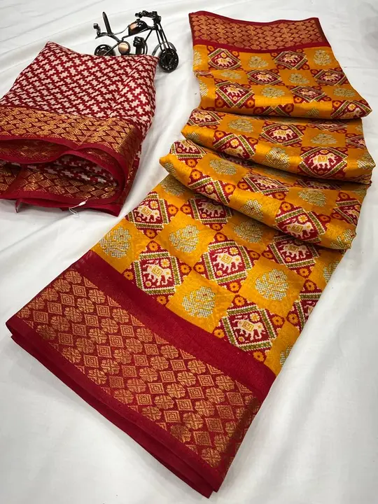 Patola saree  uploaded by business on 2/15/2023