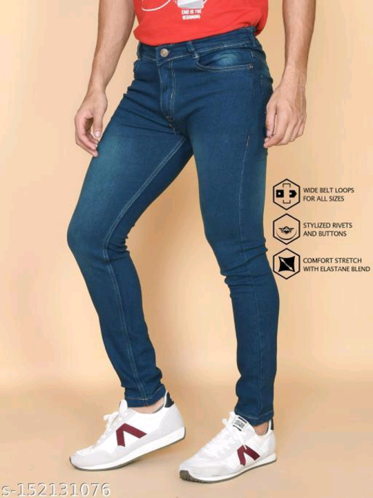 Catalog Name:*Ravishing Latest Men Jeans*
Fabric: Denim
Pattern: Dyed/Washed
Net Quantity (N): 1
Siz uploaded by Vaishali wholesale store on 2/15/2023