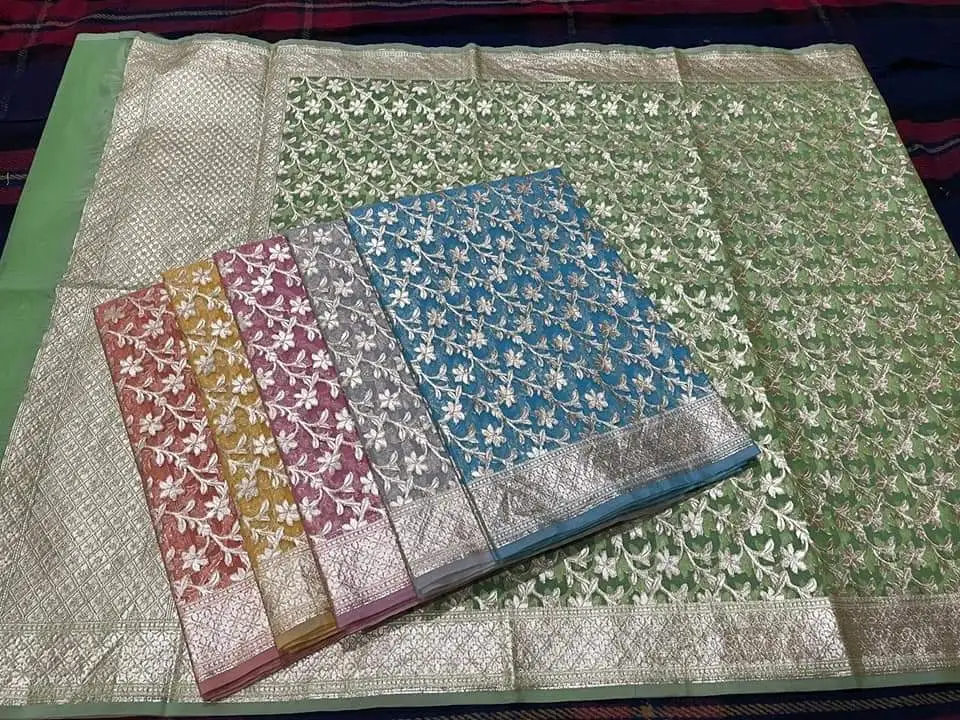 Banarsi viewing cotton dupatta  uploaded by business on 2/15/2023