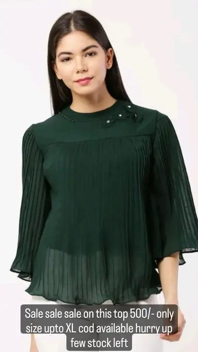Product image of Fashionable top, price: Rs. 500, ID: fashionable-top-06df579f