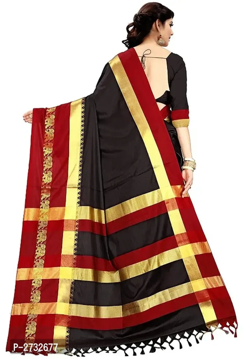 Elephant design cotton silk saree with blouse piece  uploaded by Vikas Marketing  on 2/15/2023
