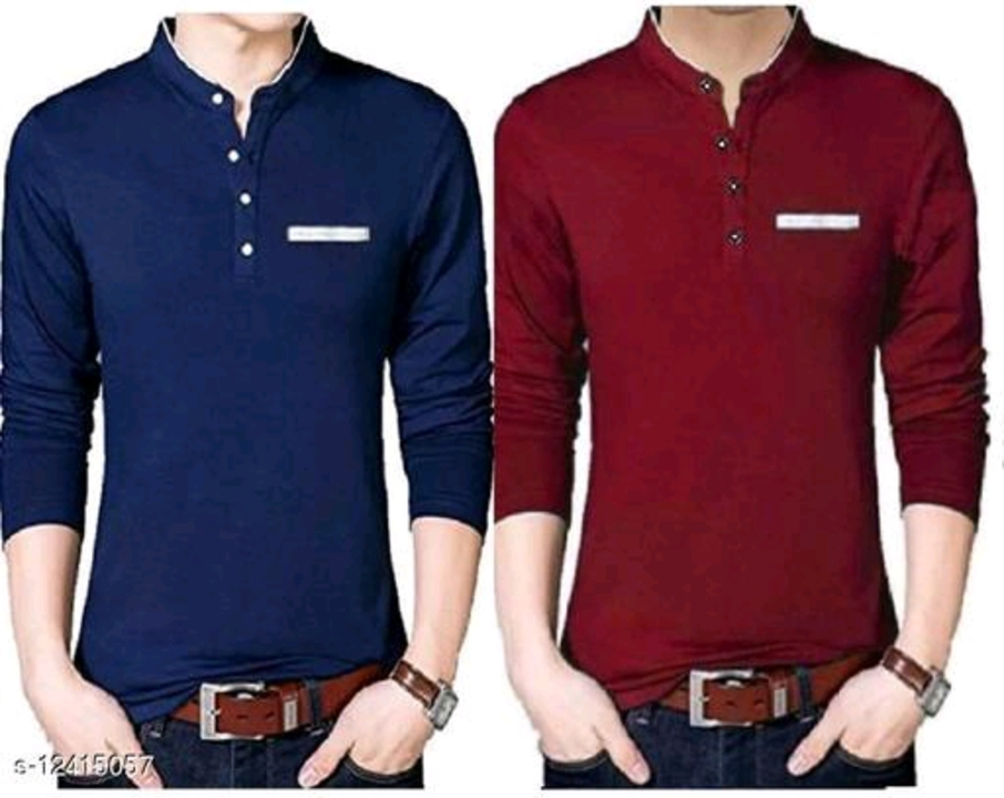 Catalog Name:*Pack of 2 Classy Latest Men Tshirts*
Fabric: Cotton
Sleeve Length: Long Sleeves
Patter uploaded by Vaishali wholesale store on 2/15/2023