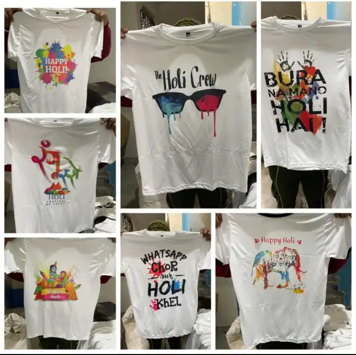 Holi T shirts  uploaded by Unico toys on 2/15/2023