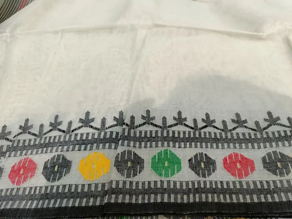 Cotton jamdani sari  uploaded by Mondal textile on 2/15/2023