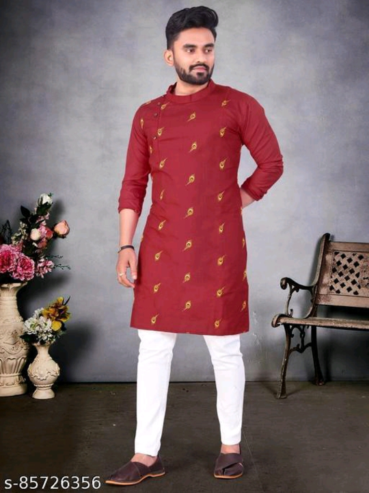 Catalog Name:*Unique Men Kurta Sets*
Top Fabric: Cotton Blend
Bottom Fabric: Cotton Blend
Scarf Fabr uploaded by Vaishali wholesale store on 2/15/2023