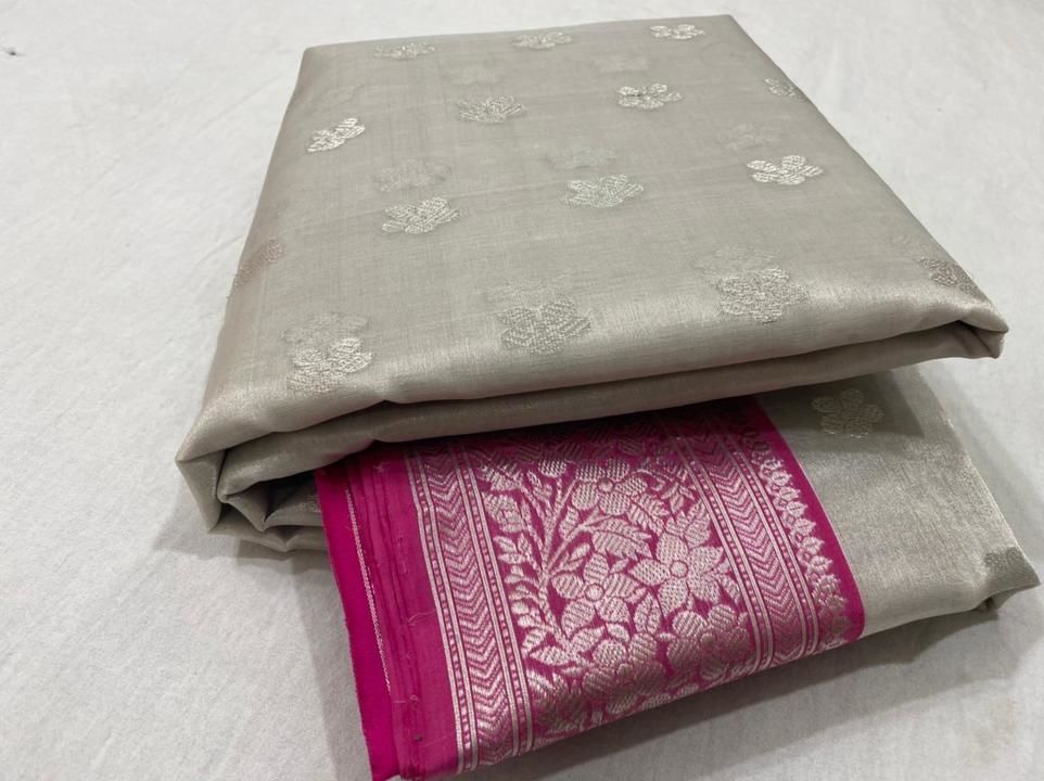 Chanderi silk saree uploaded by business on 2/20/2021