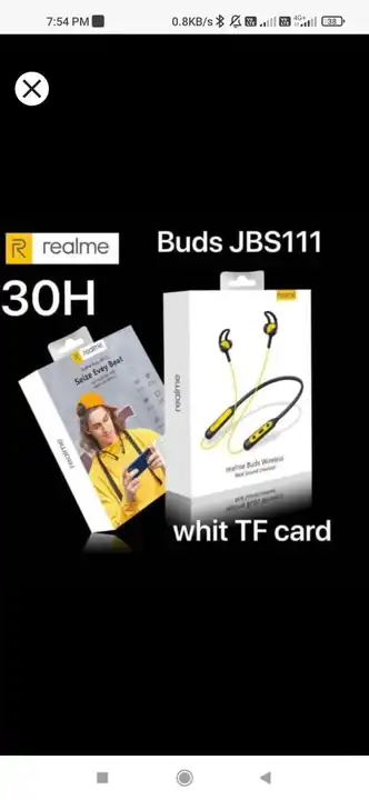 Realme Copy Bluetooth Neckband uploaded by Kripsons Ecommerce on 2/15/2023