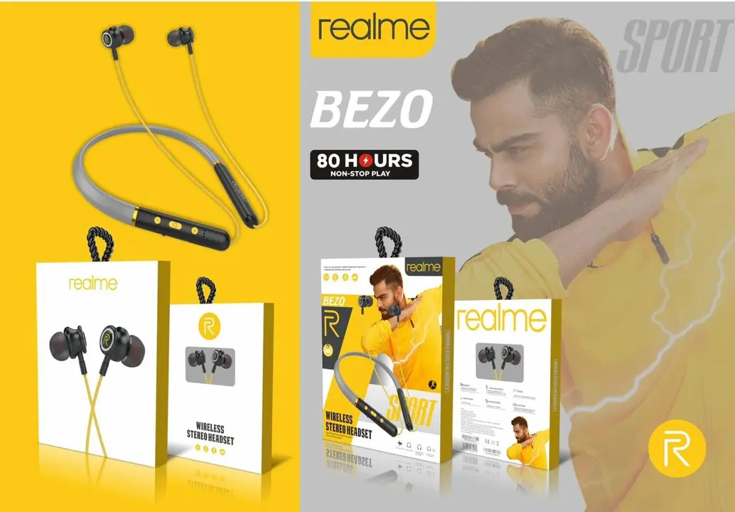 Realme Wireless Neckband uploaded by Kripsons Ecommerce on 2/15/2023