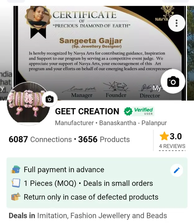 6000 + business followers tnx all uploaded by GEET CREATION  on 5/31/2024