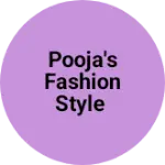 Business logo of Pooja's fashion style