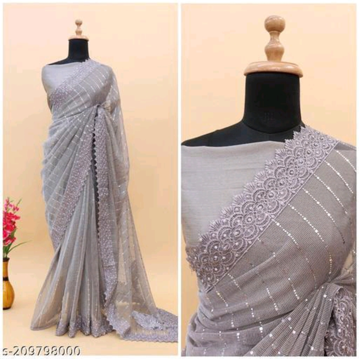 Catalog Name:*Banita Refined Sarees*
Saree Fabric: Georgette
Blouse: Running Blouse
Blouse Fabric: A uploaded by Vaishali wholesale store on 2/15/2023