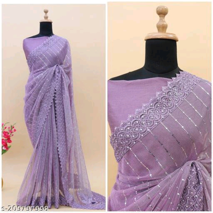 Catalog Name:*Banita Refined Sarees*
Saree Fabric: Georgette
Blouse: Running Blouse
Blouse Fabric: A uploaded by Vaishali wholesale store on 2/15/2023