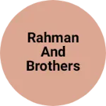 Business logo of Rahman and brothers garments