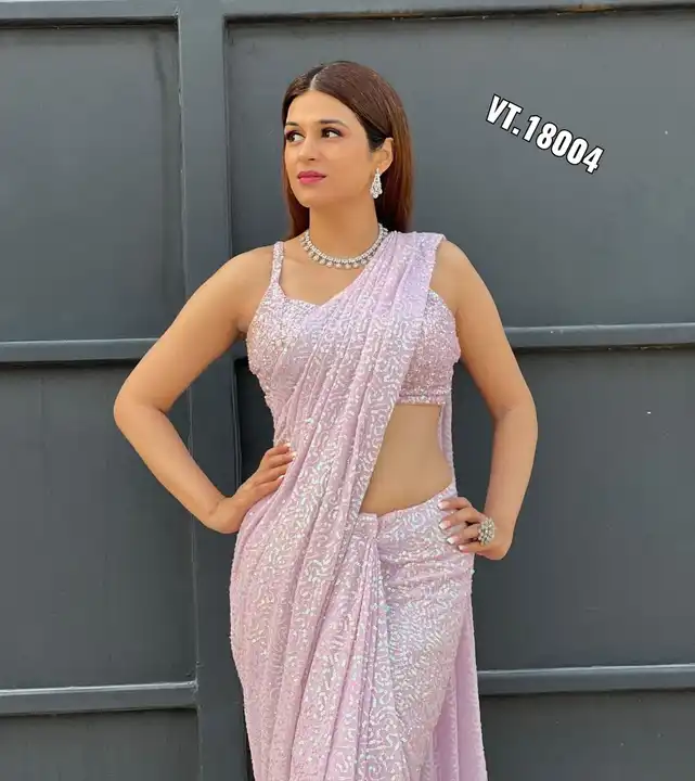 *😍LUXURIOUS COLLECTION…*

Celebrity inspired designer Sequance saree collection 
*👇 PRODUCT DETAIL uploaded by Vishal trendz 1011 avadh textile market on 2/15/2023