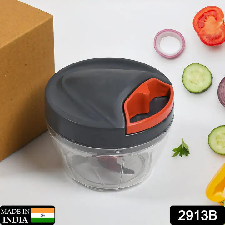 2913B CHOPPER WITH 3 BLADES FOR EFFORTLESSLY CHOPPING VEGETABLES AND FRUITS FOR YOUR KITCHEN (BROWN  uploaded by DeoDap on 2/15/2023