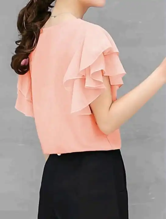 Crep top flair sleev uploaded by Fashion Mantra on 5/30/2024
