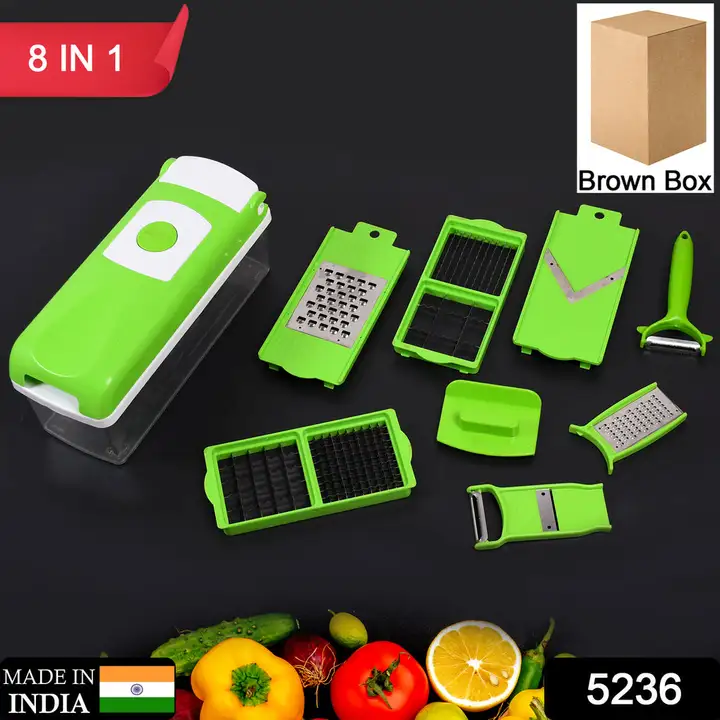5236 8 IN 1 MULTI-PURPOSE VEGETABLE AND FRUIT CHOPPER NICER DICER

 uploaded by DeoDap on 2/15/2023