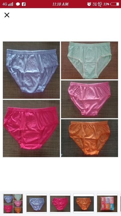 Post image Womens panties  are available.....s m l xl xxl...80cm to 100cm ....multicolours are available .....minimum 12 pcs......