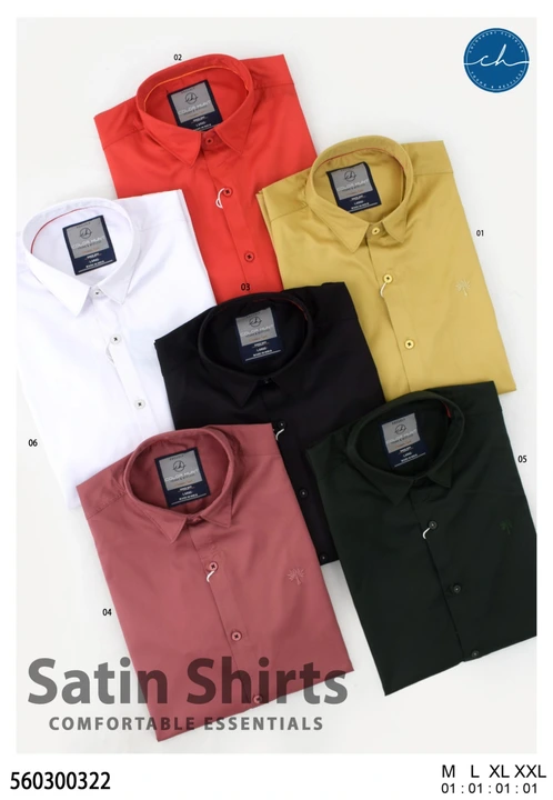 BASIC SARTIN SHIRTS  uploaded by KRAFT (jeans & casuals) on 2/15/2023