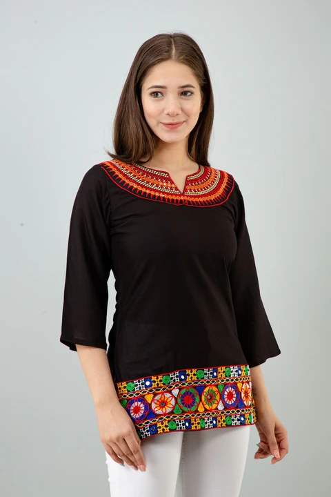 Rayon Embroidery Top  uploaded by Rupru Fashion Private Limited on 2/15/2023