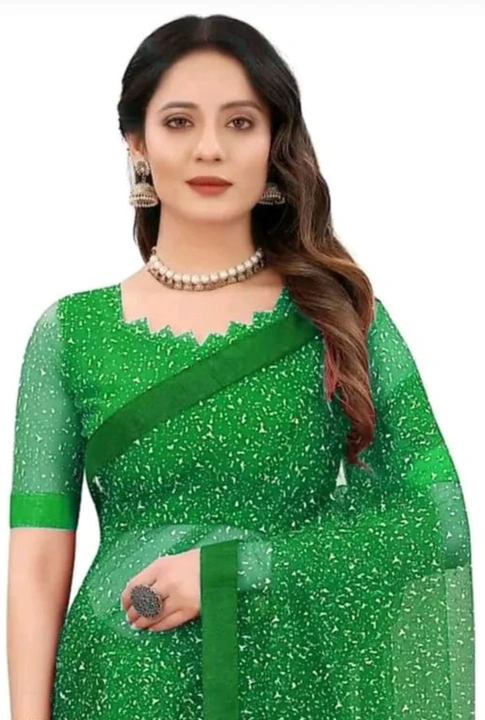 WOMEN SAREE 

WITH BLOUS 

 *FABRIC NET* 

PIC 90 ONLY 

 * uploaded by business on 2/15/2023