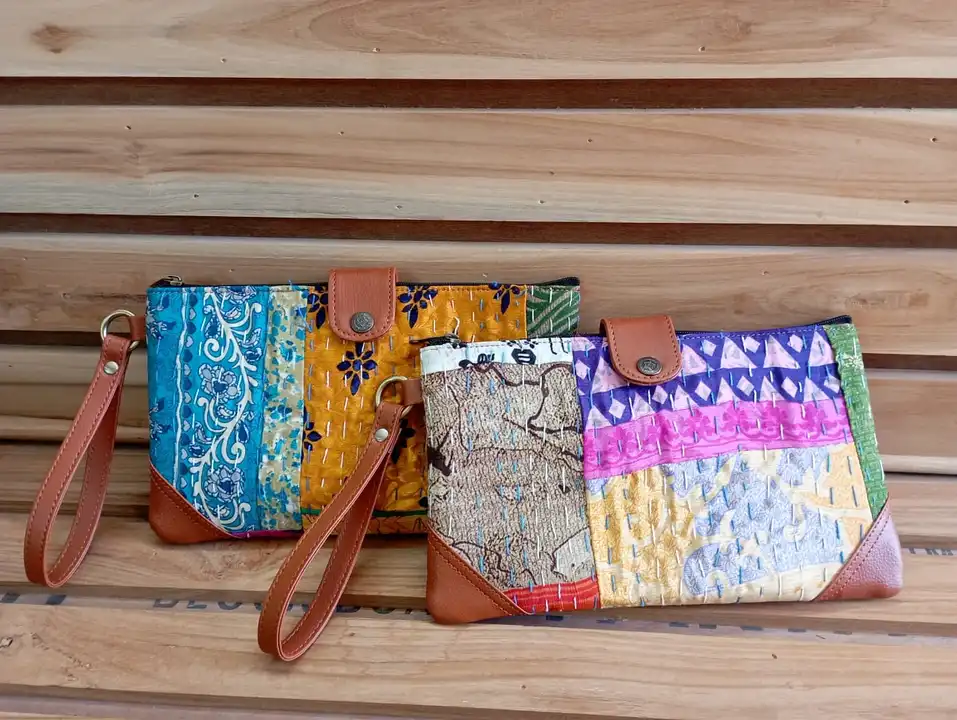 Kantha Shopping women clutch  uploaded by Mankha exports  on 5/29/2024