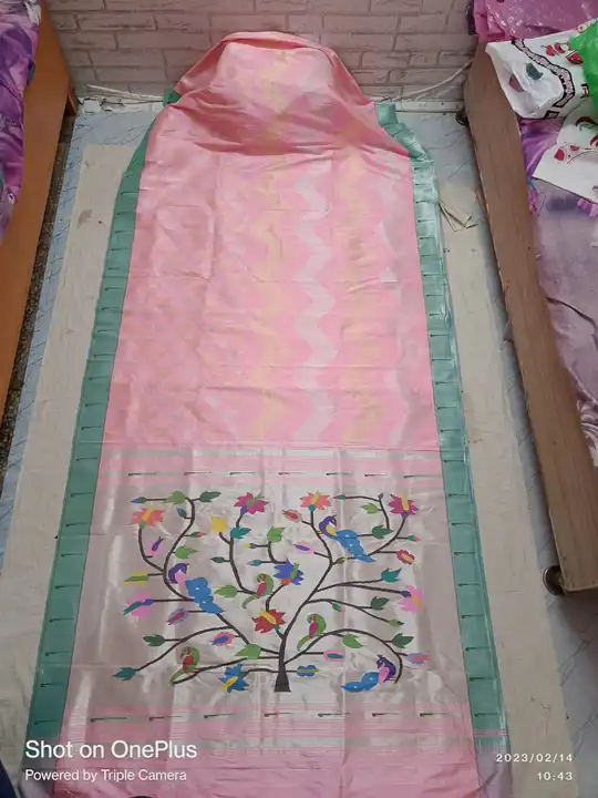 Paithani silk sarees  uploaded by Prashik Paithani silk sarees on 2/15/2023