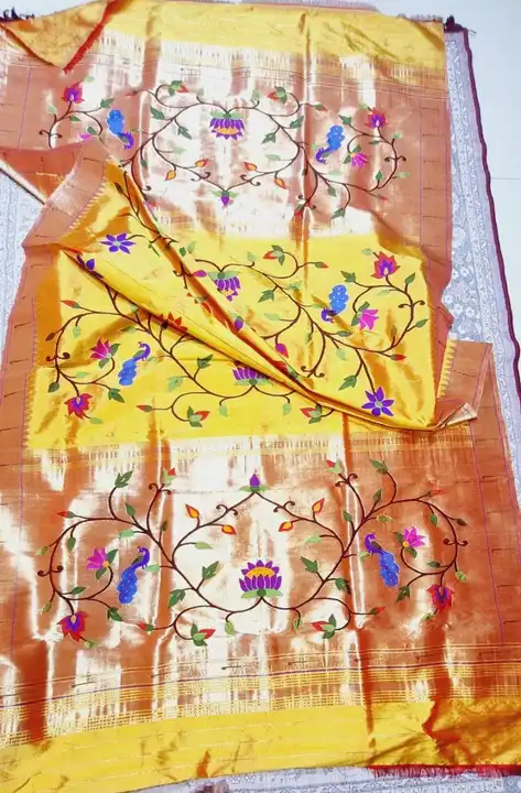 Paithani silk sarees  uploaded by Prashik Paithani silk sarees on 2/15/2023