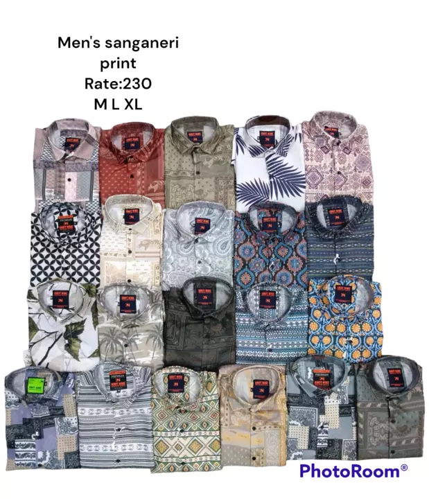 Men's sanganeri print shirt  uploaded by business on 2/15/2023