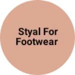 Business logo of Styal for footwear