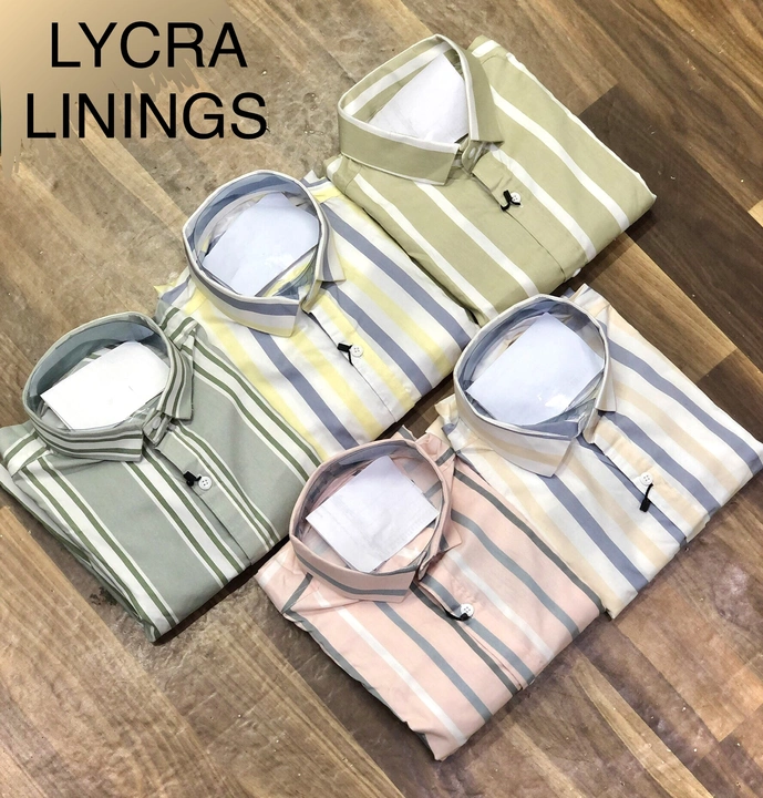 LYCRA LININGS SHIRTS  uploaded by KRAFT (jeans & casuals) on 2/15/2023