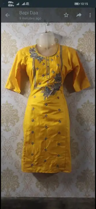 Post image I want 11-50 pieces of Kurti at a total order value of 5200. Please send me price if you have this available.