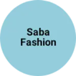 Business logo of Saba fashion based out of Surat