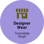 Business logo of Designer wear suitings