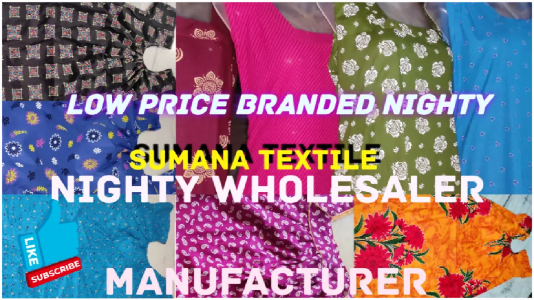 Visiting card store images of Sumana Textile {Nighty Manufacturer}
