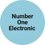 Business logo of Number one electronic