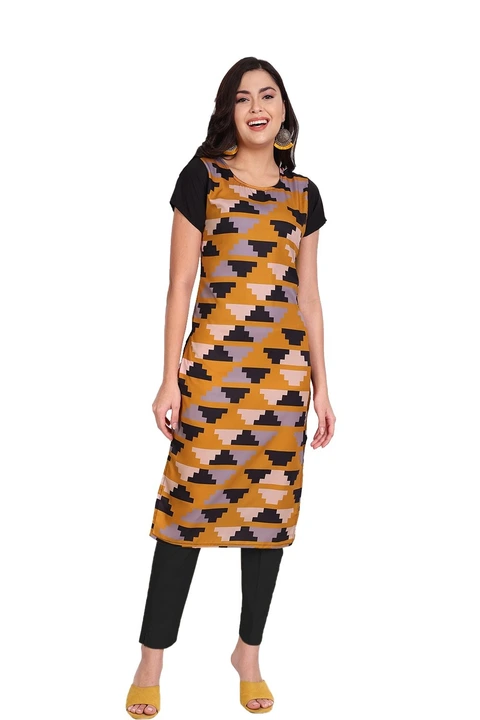 Qoonlief Crepe Kurtis  uploaded by business on 2/16/2023
