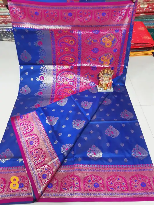 Original katan silk uploaded by 🌻 Kanha Saree House ♥️ on 2/16/2023