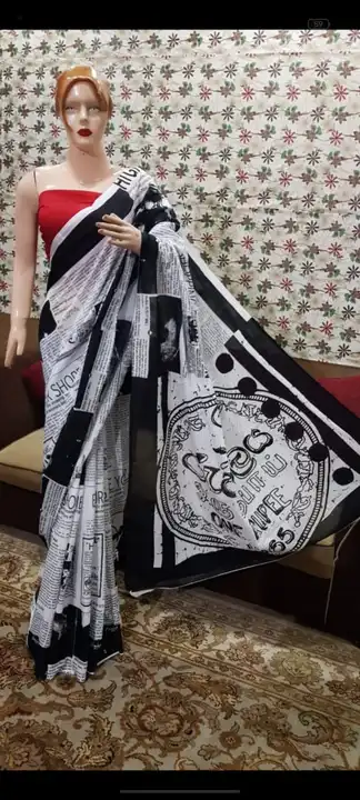 Cotton mulmul saree  uploaded by business on 2/16/2023