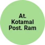 Business logo of At. Kotamal post. Raminunda