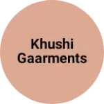 Business logo of Khushi gaarments