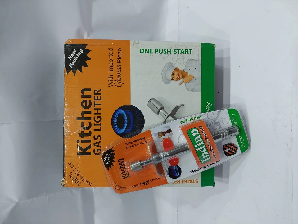 Indian gas lighter for lpg gas stove pure stainless steel uploaded by business on 2/16/2023