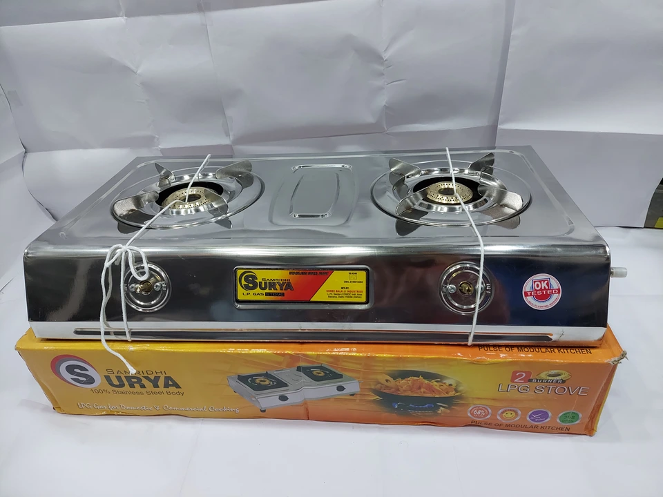 stainless steel lpg gas stove  uploaded by sri arihant traders on 2/16/2023