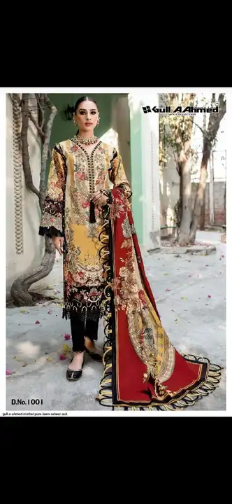 *GULAHMED THE ORIGINAL LAWN*

*🌹MINHAL EXCLUSIVE LAWN COLLECTION VOL 01 🌹*

*Pure lawn collection  uploaded by A M G K R DRESS MATERIAL WHOLESALE ONLINE BUSINESS on 2/16/2023