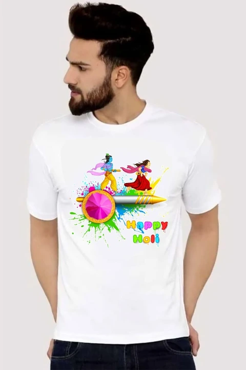 Holi t shirt uploaded by business on 2/16/2023