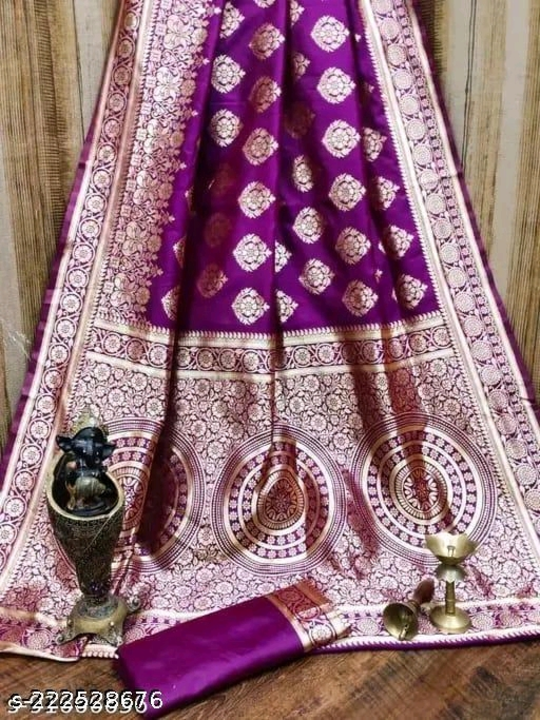 Kanchipuram Kanchipuram Banarasi Silk Woven Designer Saree uploaded by wholsale market on 2/16/2023