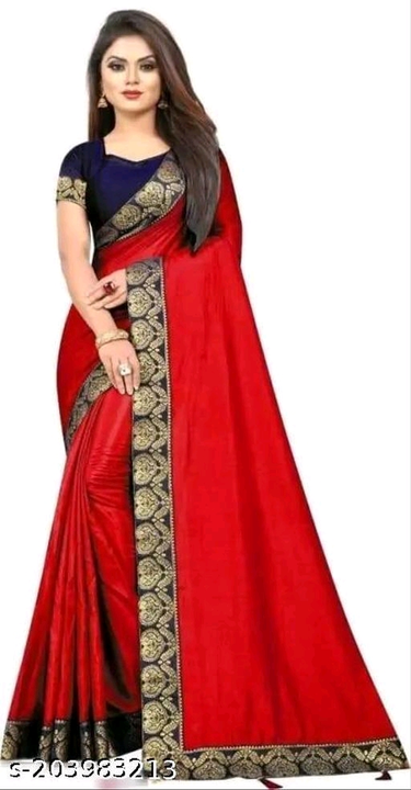 Vichitra silk saree uploaded by wholsale market on 2/16/2023