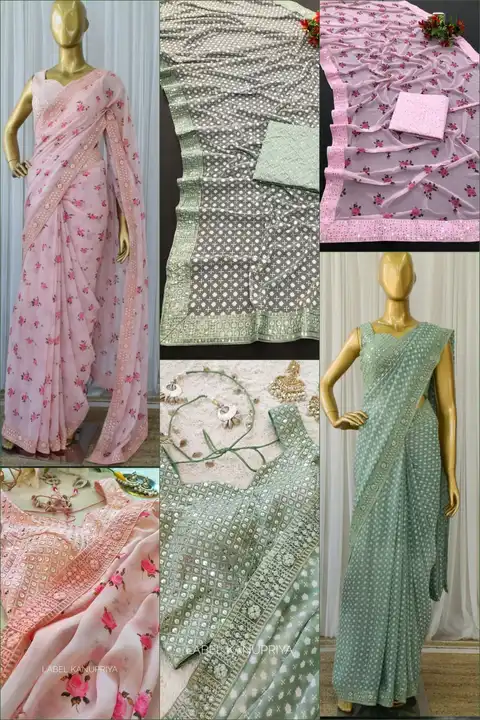 Fancy designer saree uploaded by Shree Maa Creation. on 2/16/2023